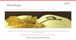 Desktop Screenshot of marcusgomez.com
